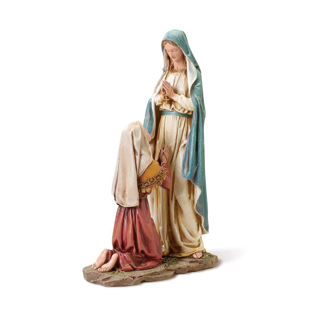 Virgen de Nuestra Señora de Lourdes 27 cm