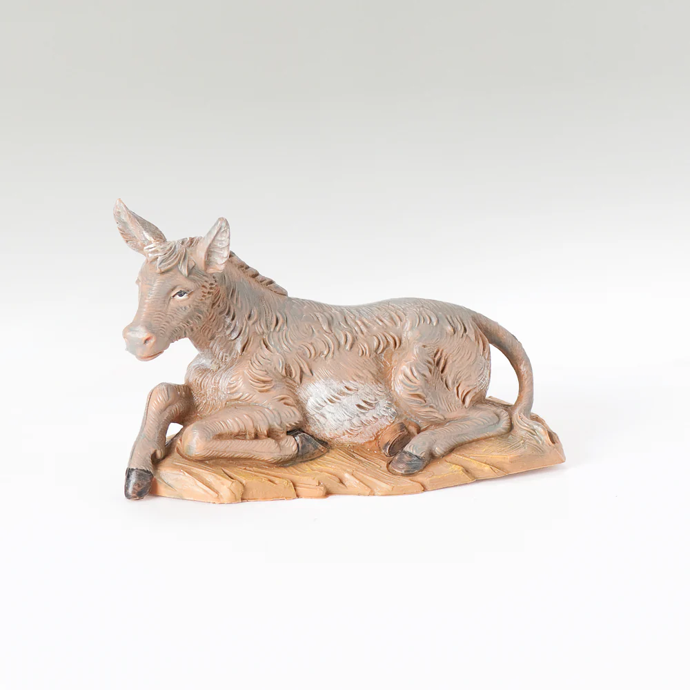 Burro, nacimiento Fontanini, escala 5 pulgadas