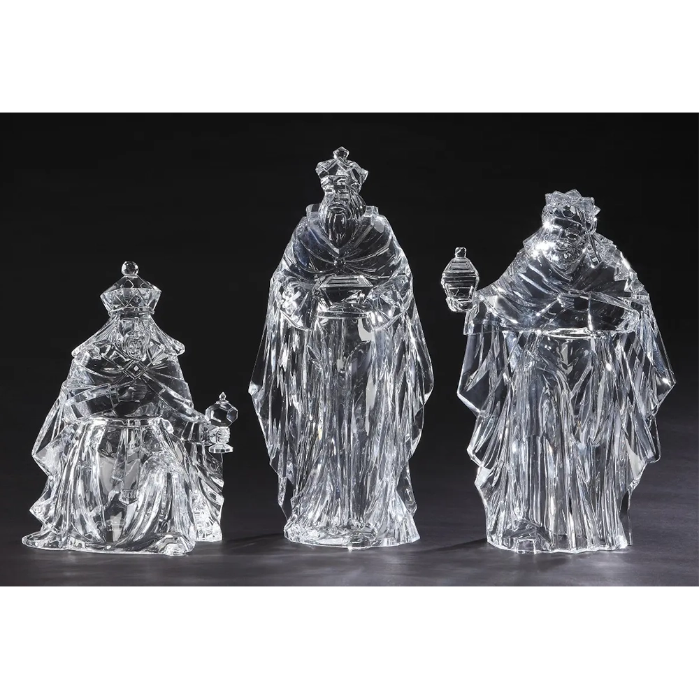 Set 3 piezas Reyes Magos acrílico 37 cm