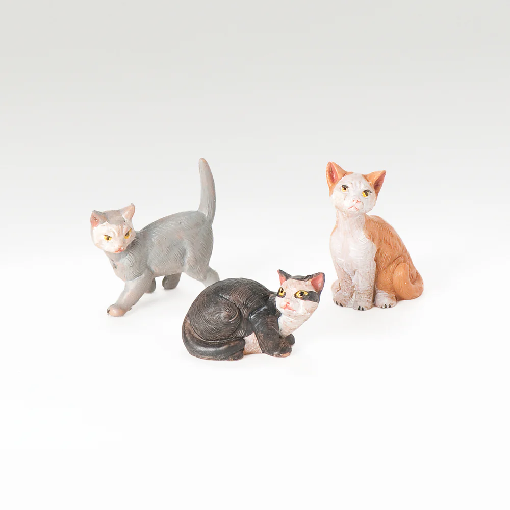 Gatos 3 piezas, Escala 5 pulgadas