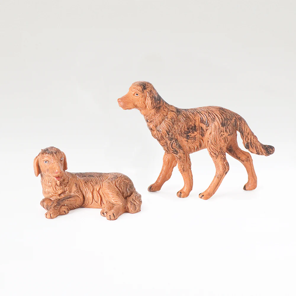 Perros 2 piezas, Escala 5 pulgadas