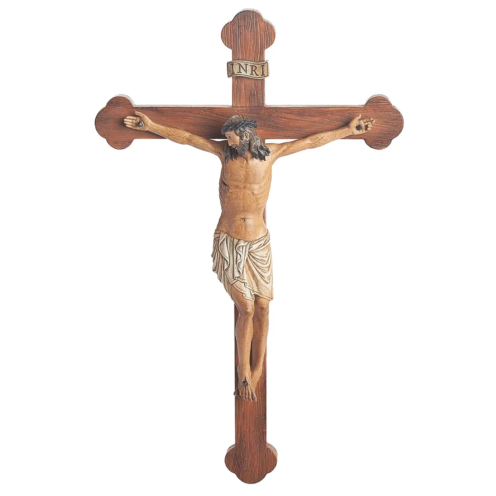 Crucifijo de San Pedro 34 cm