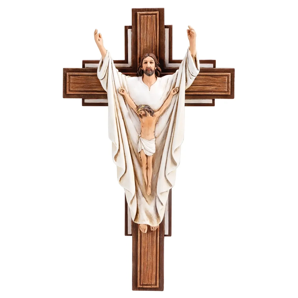Crucifijo Cristo Resucitado 25 cm