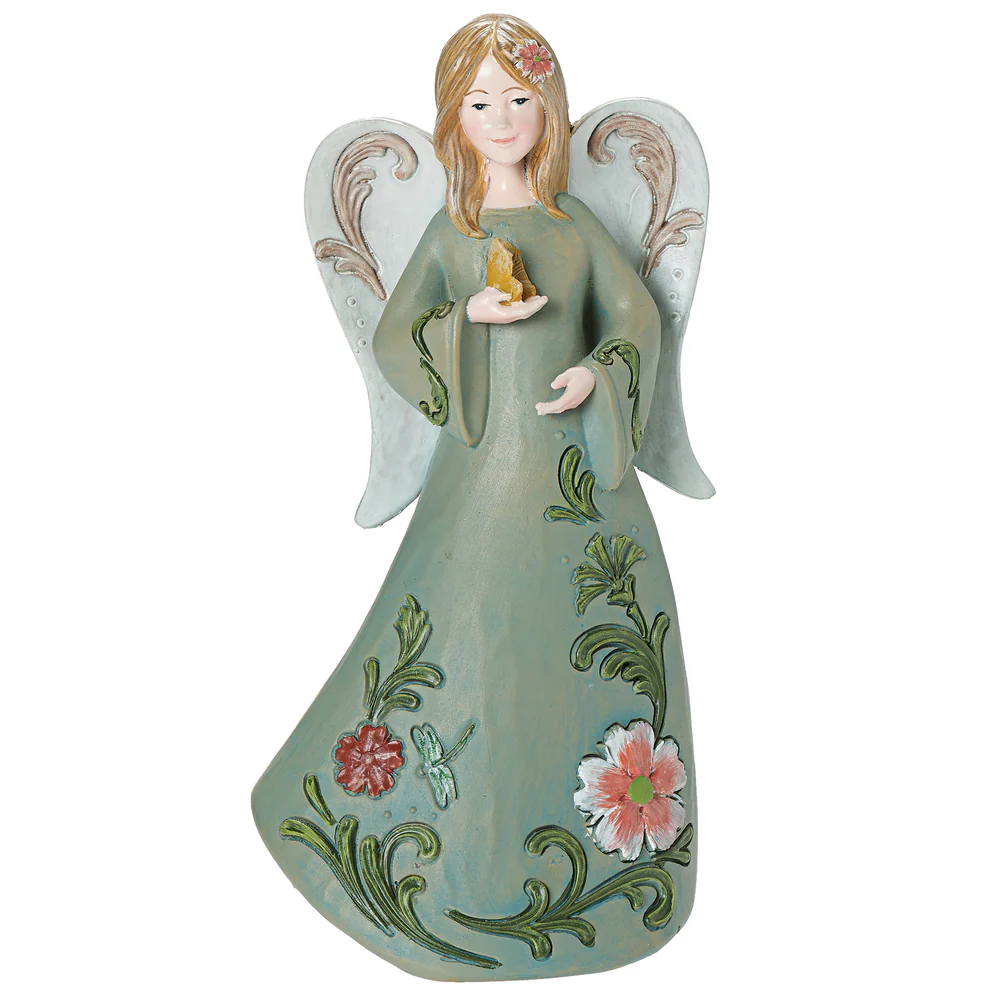Angel con mariposa 19 cm