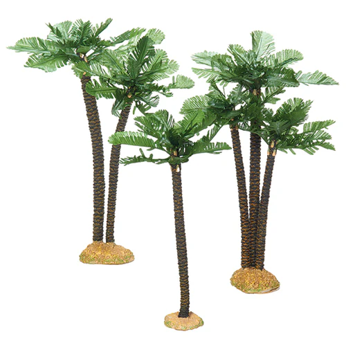 Palmas 3 Piezas, Escala 7.5 Pulgadas