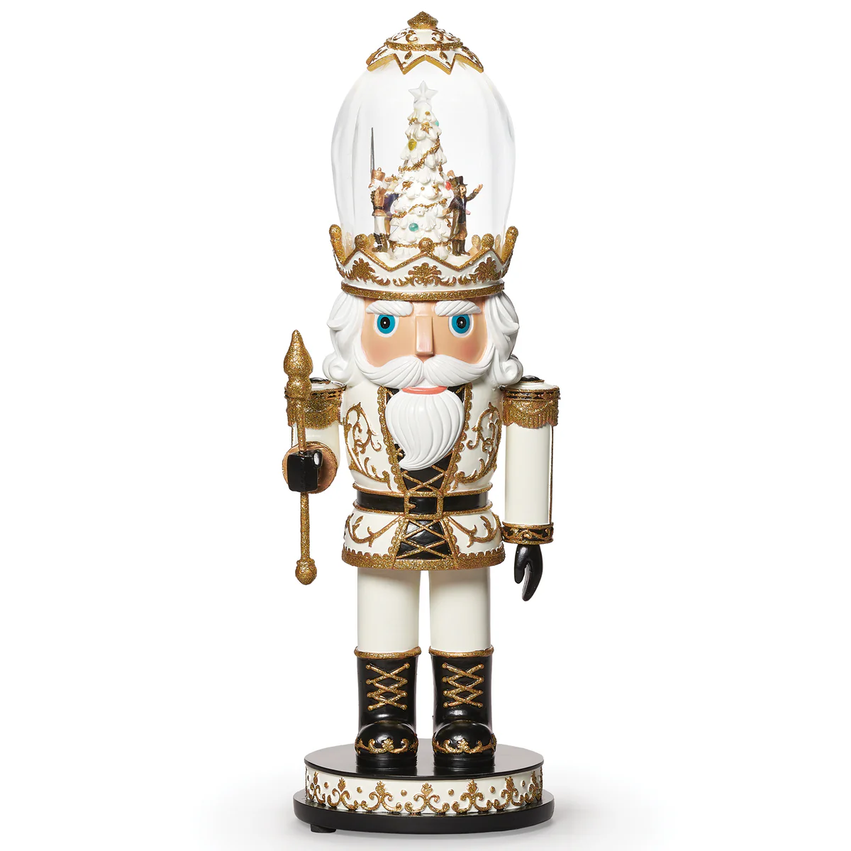 Cascanueces 41 cm Musical, con Luz LED y Movimiento, Roman Inc