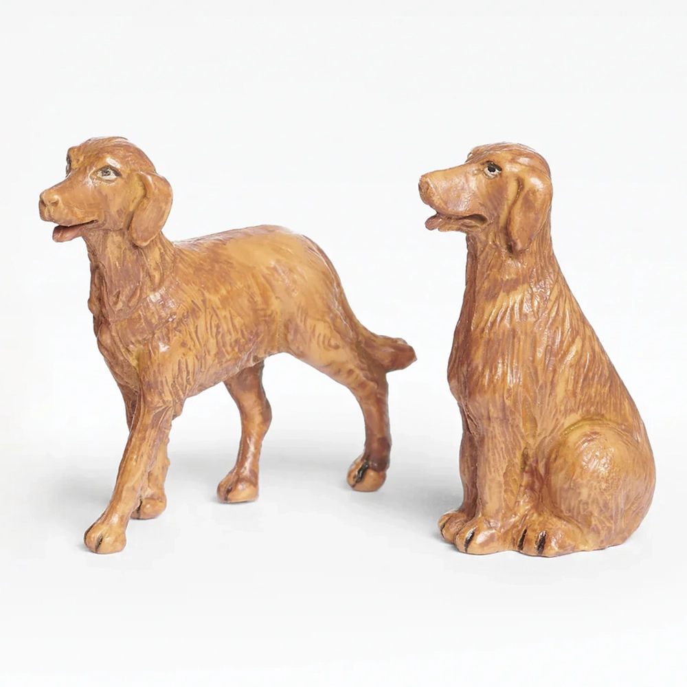 Perros 2 pzas, Escala 3.5 Pulgadas