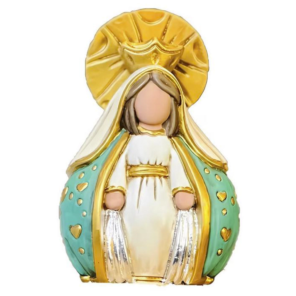 Virgen Milagrosa Mini 9 cm, Dari & Alice, Poliresina