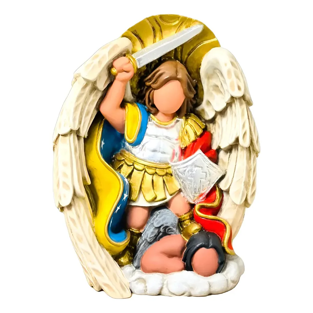 Arcángel San Miguel Mini, 9 cm, Dari & Alice, Poliresina