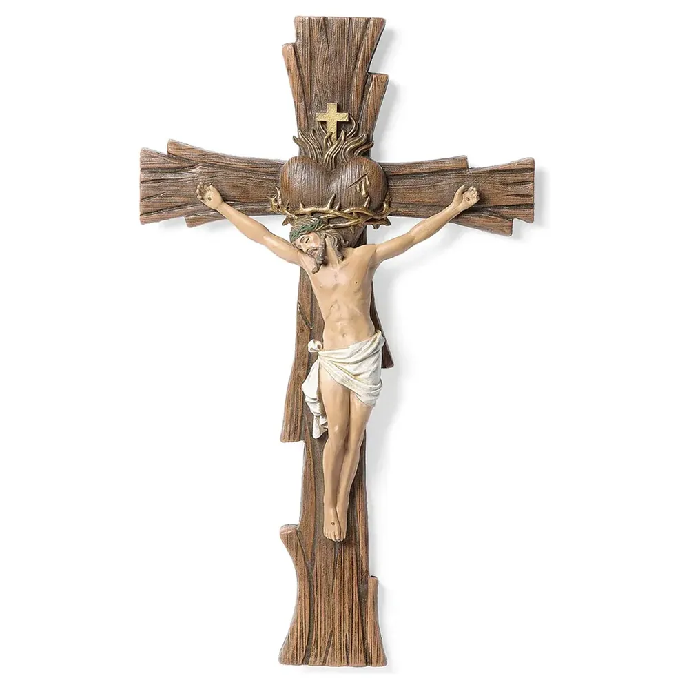 Crucifijo Sagrado Corazón, Joseph's Studio, Poliresina